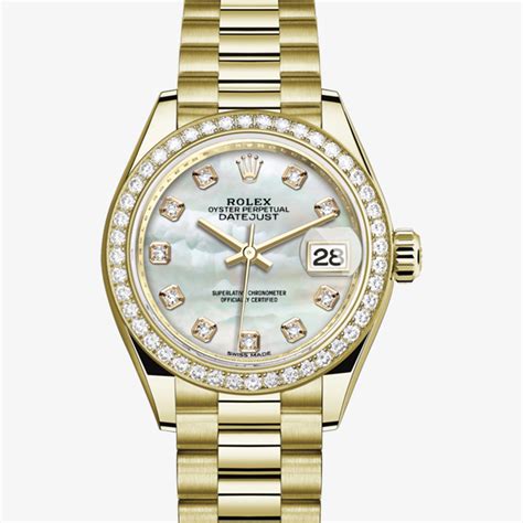 rolex ladies gold stainless datejust 28|Rolex lady Datejust best price.